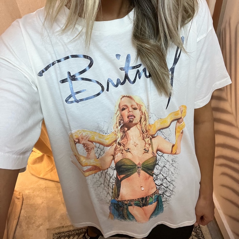 Britney Spears Slave 4 U Merch Tee - Picture 4 of 9